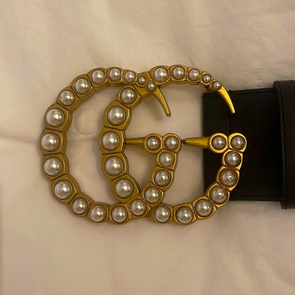 Gucci Pearl Marmont Belt 90/36